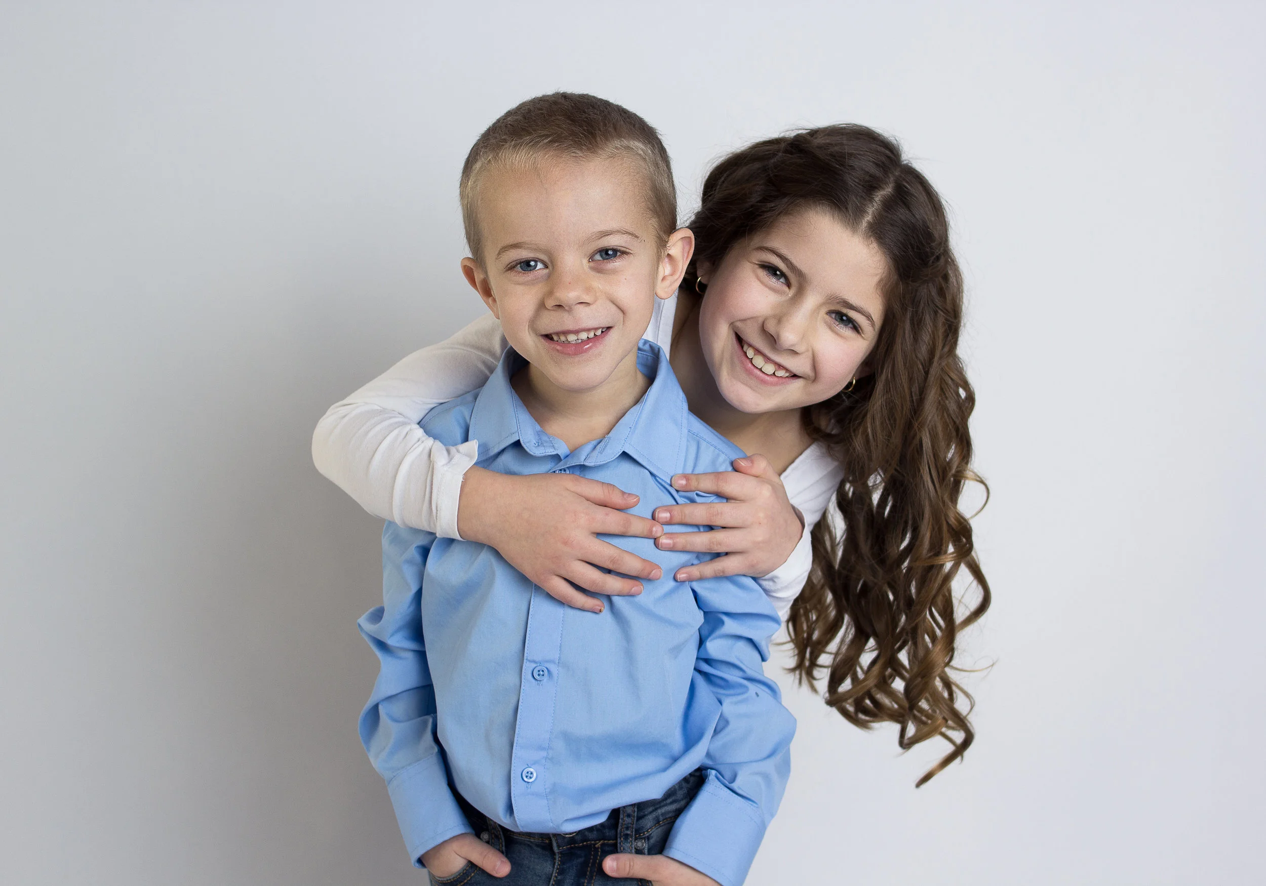 brother sister portrait