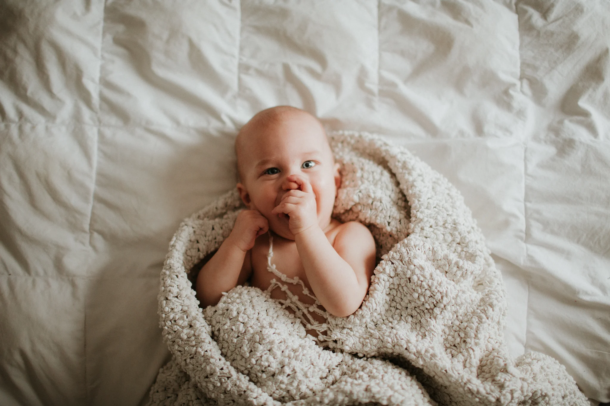 baby sucking thumb