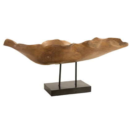 Carved Leaf Sculpture