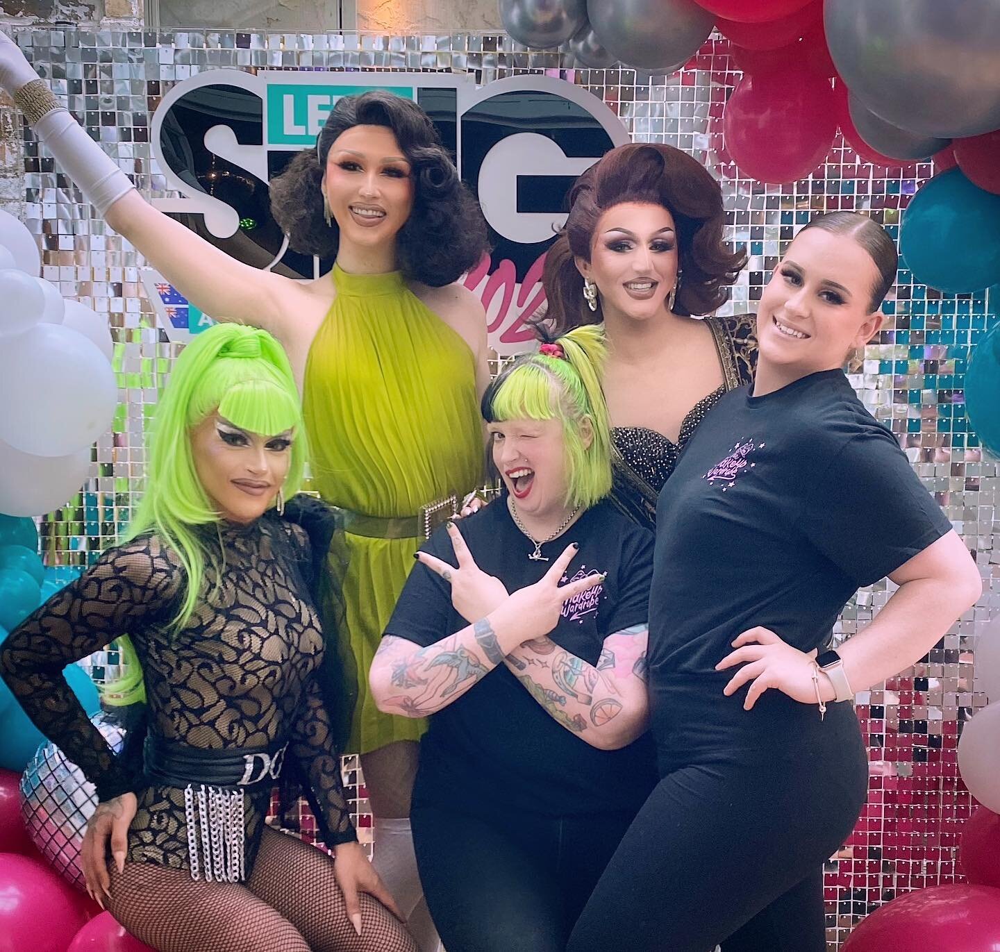 Thank you for having us @speakcommunications for the @letssinggame @plaion_anz launch 
💚🎤✨
On Sparkle Squad duties with @laurenherseyofficial , hosted by the talented Queen team 
@riotdq 
@mynxmoscato and @dollypocketdq 
At the @imperialerskinevill