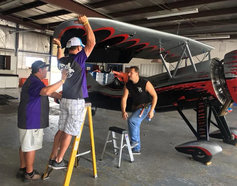 SKIP STEWART & KYLE FRANKLIN Recognized as the #1 and #2 pilots in the world, Skip and Kyle will talk about their careers in aviation. Students will watch Kyle assemble his plane.