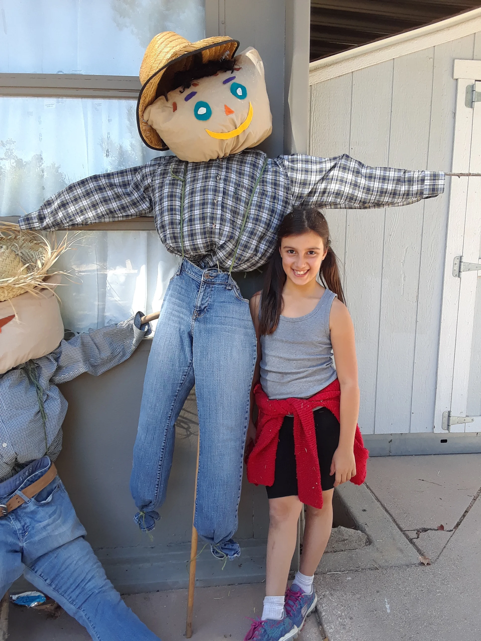 Making scarecrows