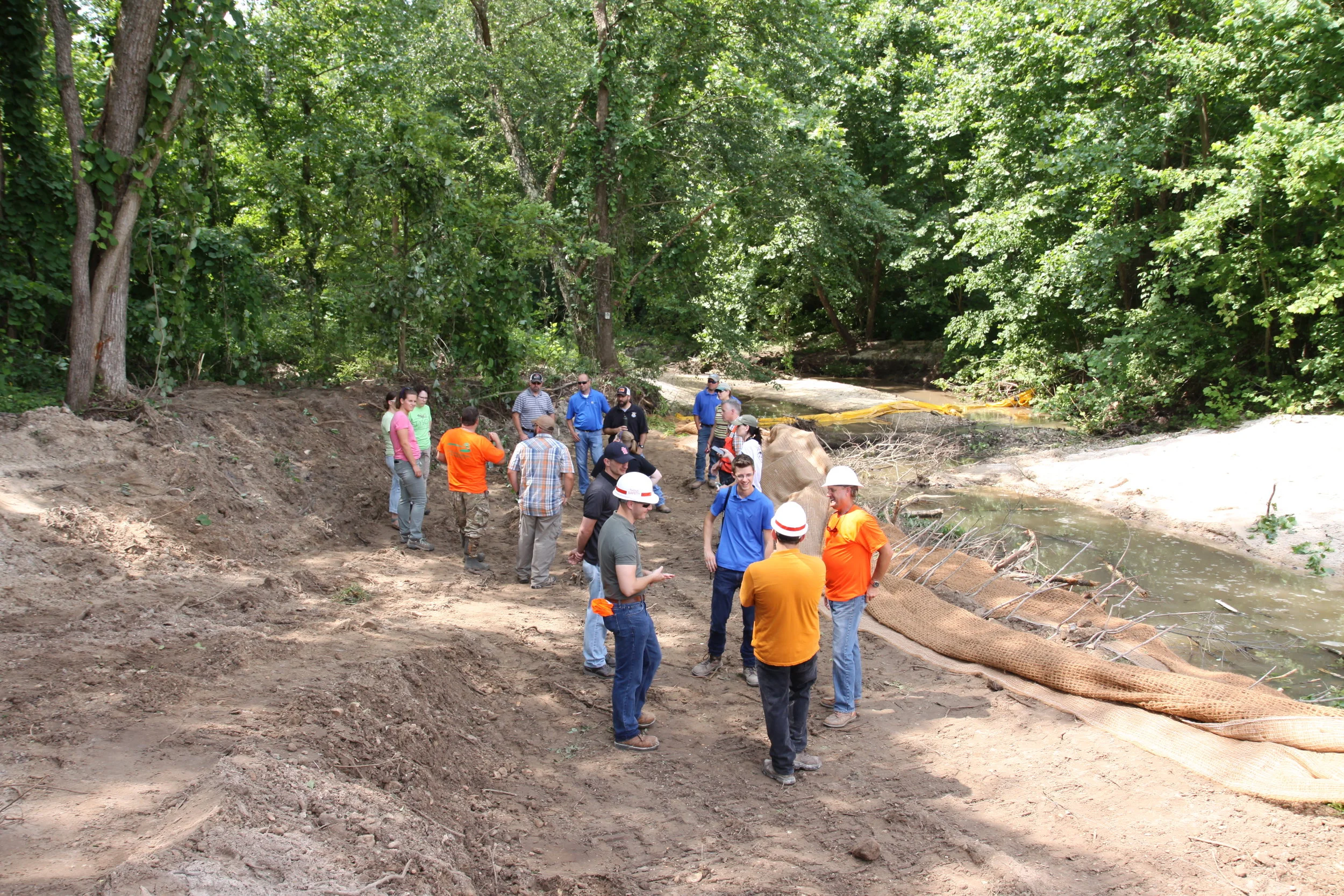 Nine Network features innovative LaBarque Creek bank renovation at Tyson Annex (video)