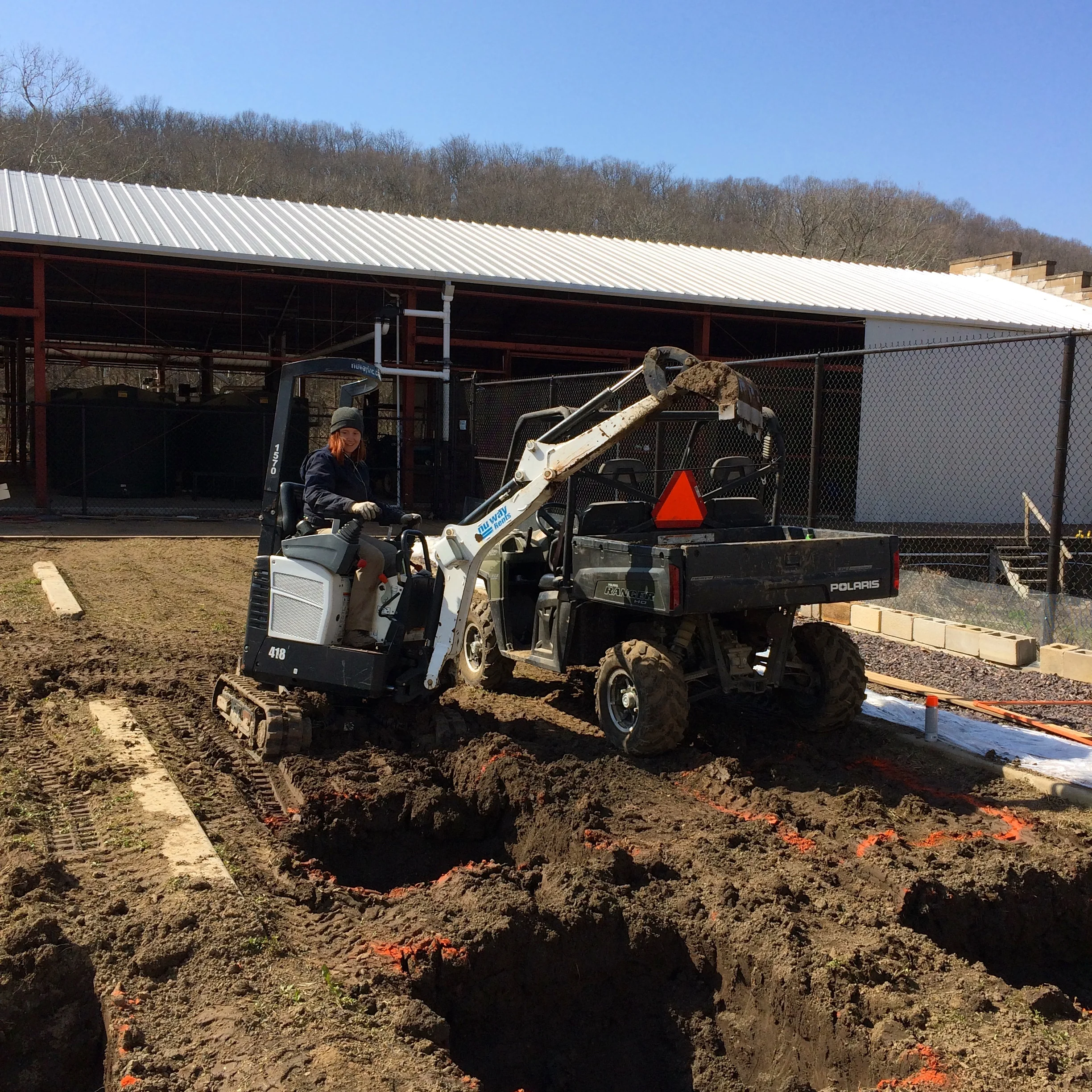 Digging perfectly spaced squares for experimental communities of prairie plants under differing soil microbe conditions