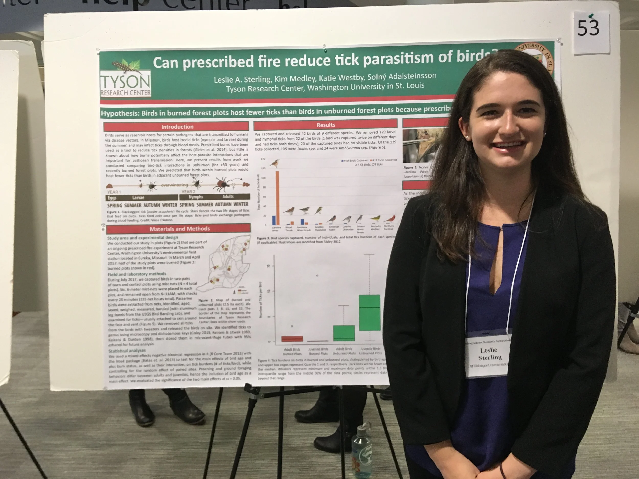 2017 Tyson Fellows present at WashU Undergraduate Research Symposium