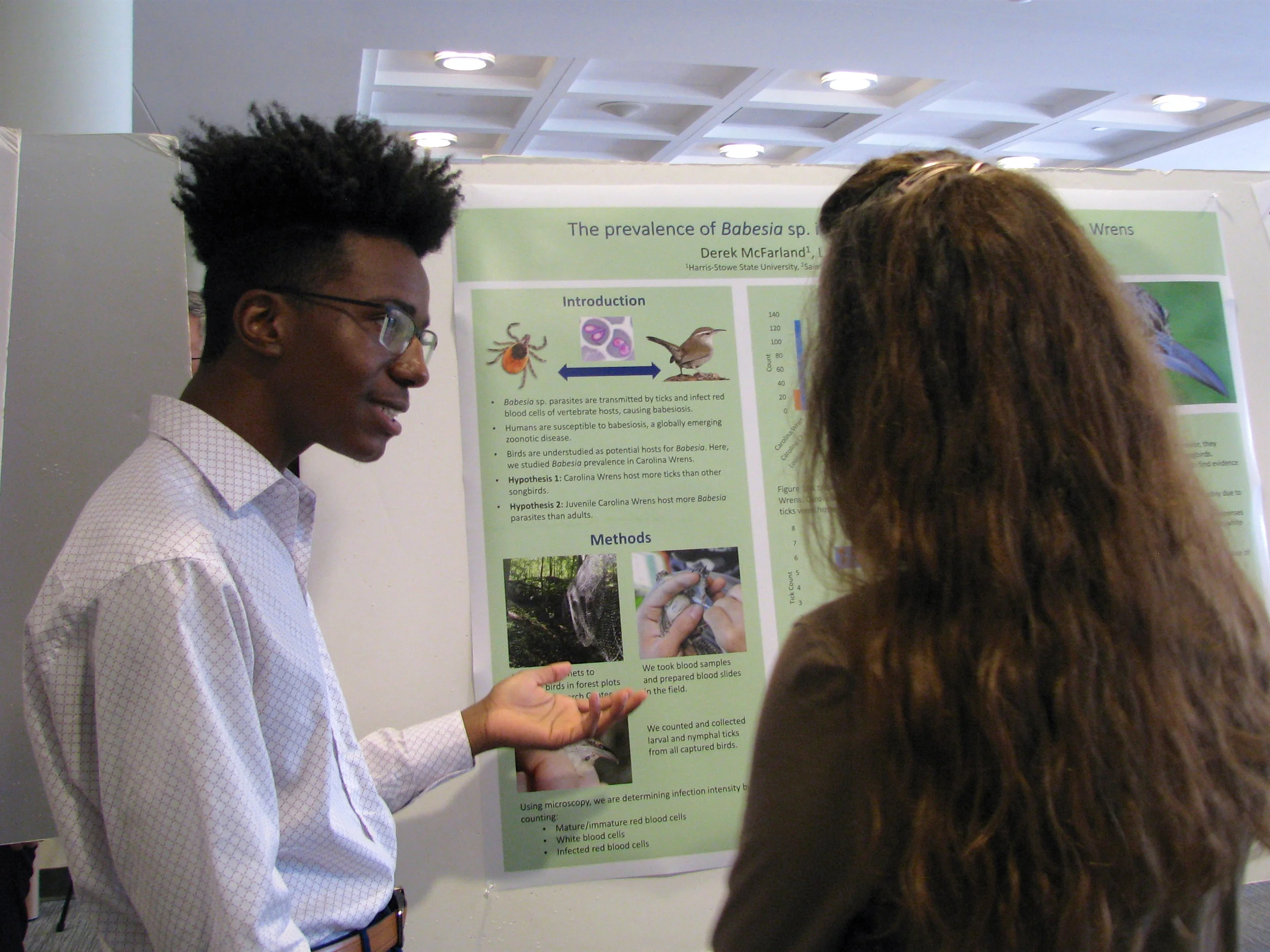 Tyson Undergraduate Fellow wins presentation award at national conference