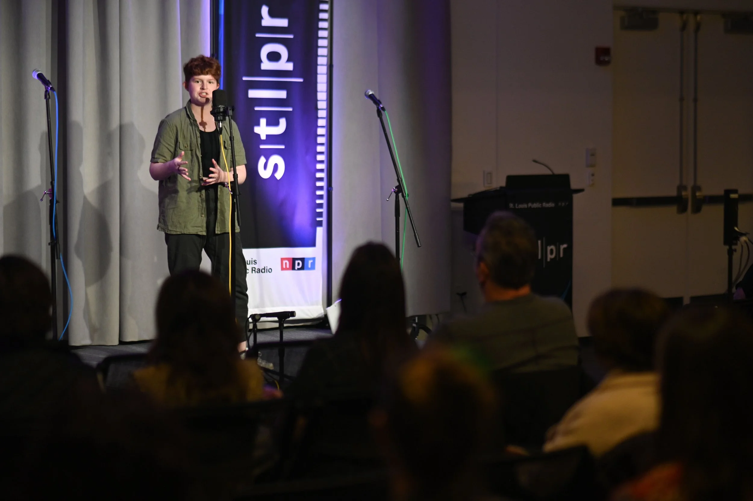 Tysonite Colleen McDermott tells their story for The Story Collider