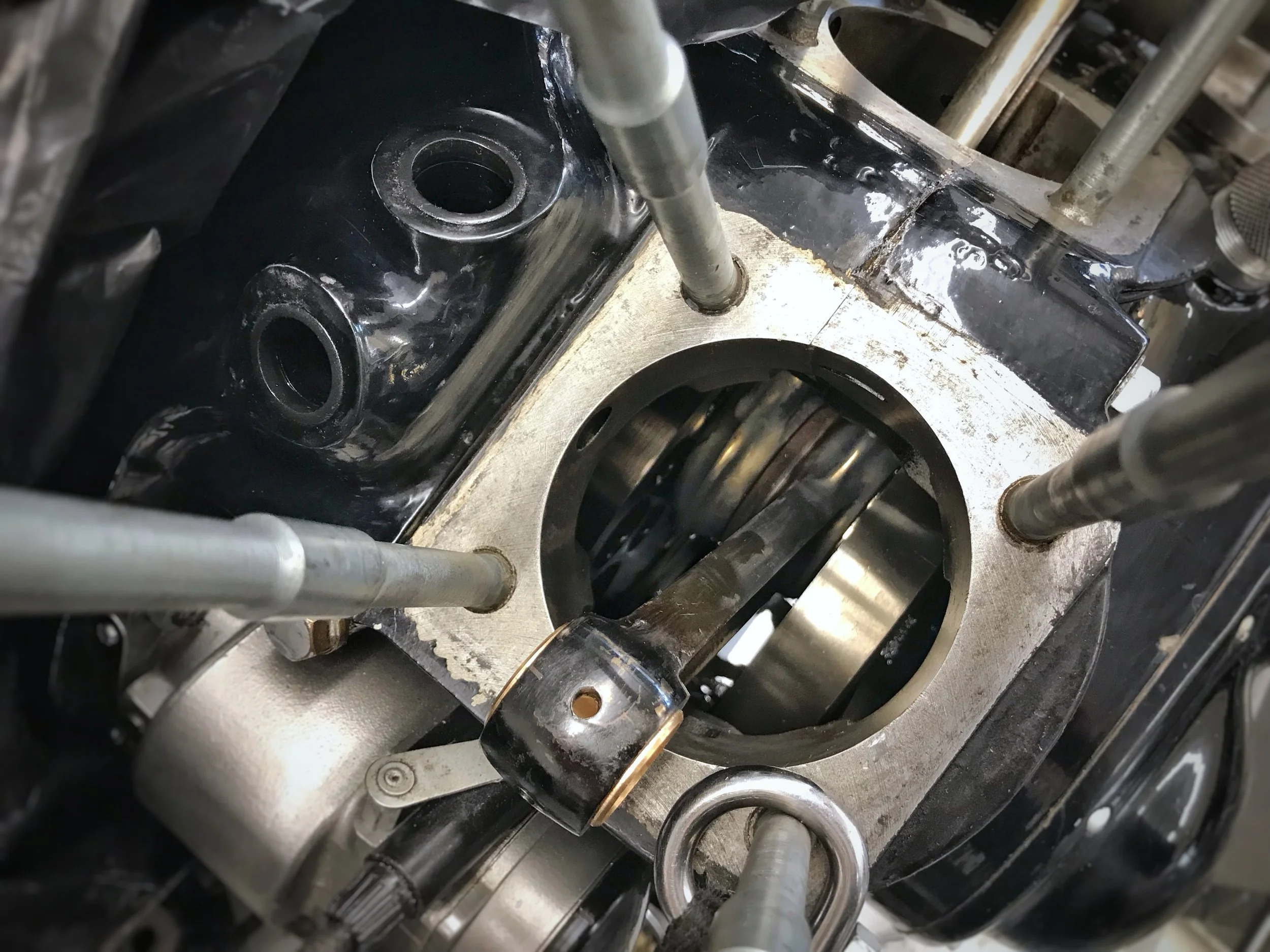 New small end bushings installed.