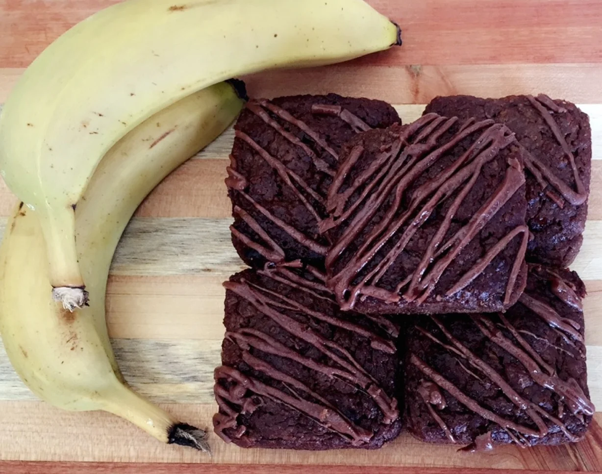 Banana Hazelnut Protein Muffins