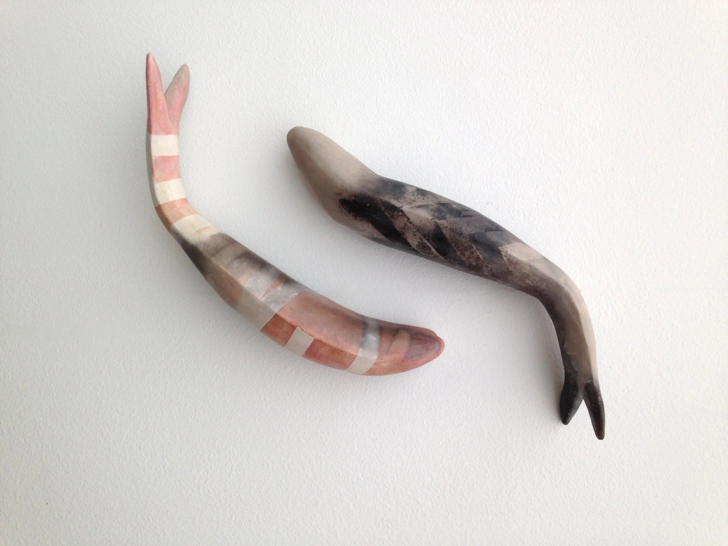 Mella Shaw HARVEST ceramic fish mounted on wall.jpg