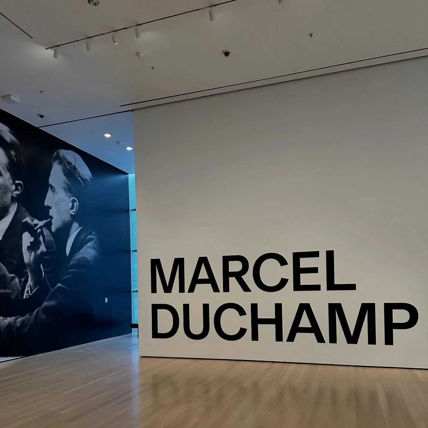 Marcel Duchamp, a chronological speedy tour through these mediocre snapshots. With much appreciation to Matthew Affron (co-curator) for the engaging tour, and @the_apaa for organising. A brilliant show of work by an artist who seems to have his finge