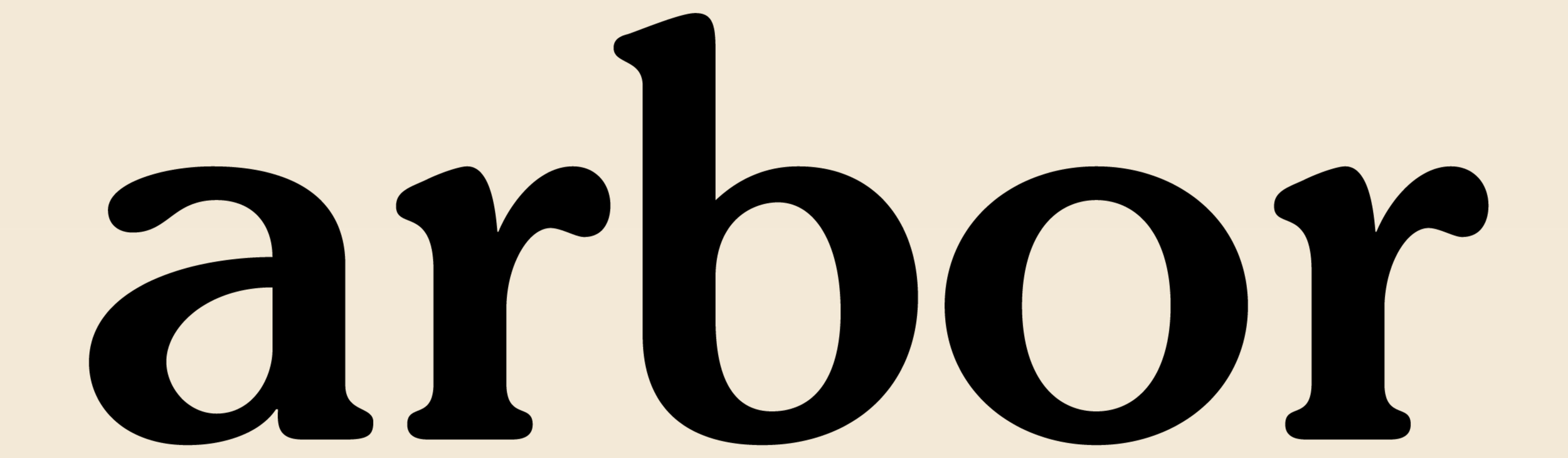 Arbor Brand Wordmark - Black on Gold - Large.png
