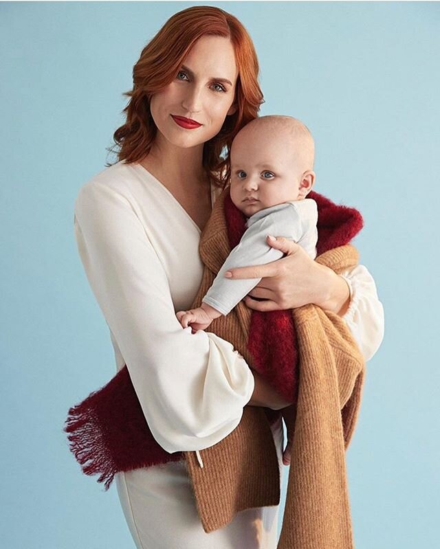 ✨ @samanthahayes and sweet Marlow, with the dream team @mikerookephoto @chay_roberts_makeup @sallyannmullin