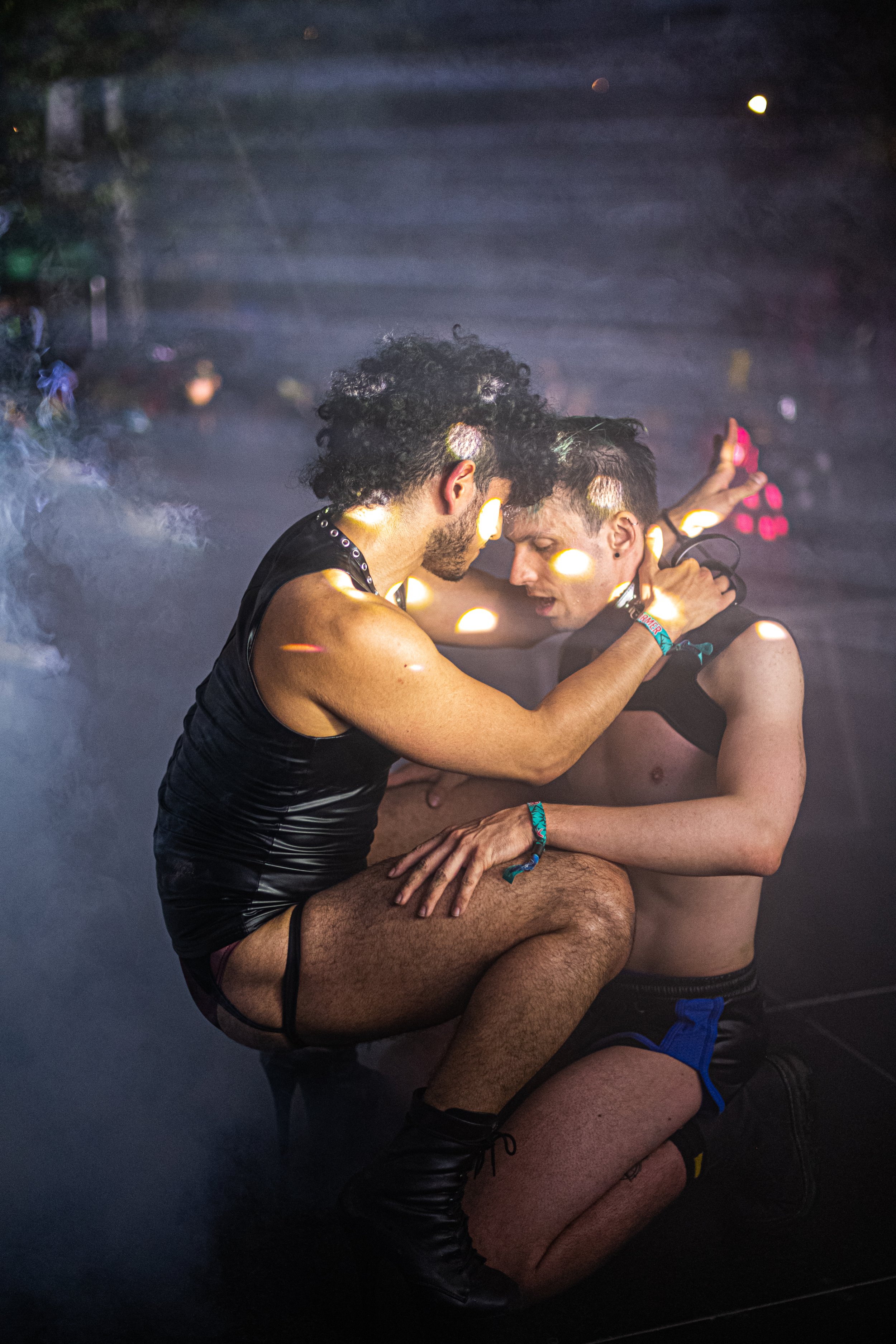 Dancers performing at Mother After Dark stage in Electric Picnic