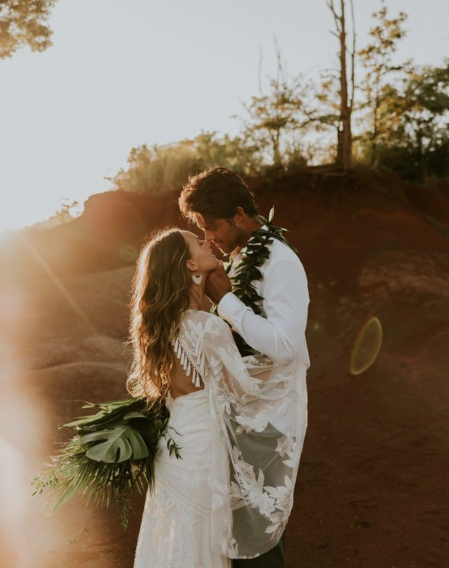 Budget Boho Wedding — Peach Tea