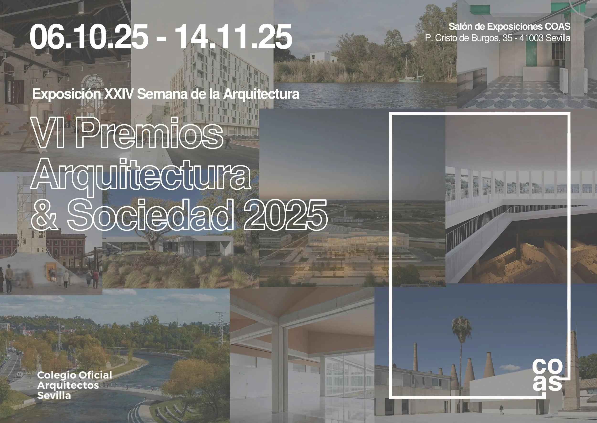 EXPOSICIÓN | INAUGURACIÓN DE LA EXPOSICIÓN VI PREMIOS COAS ARQUITECTURA Y SOCIEDAD 2025