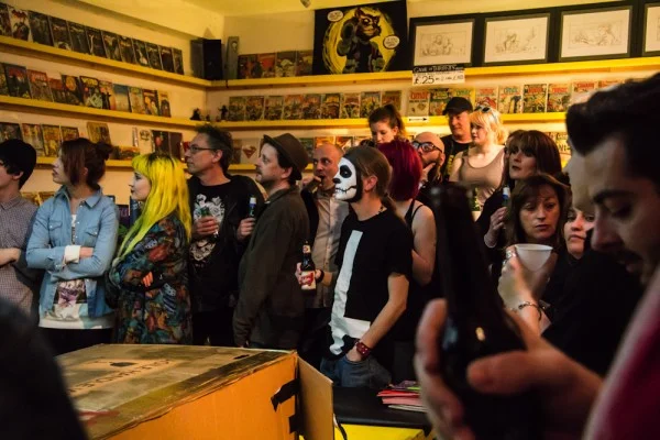 P M Buchan at the Orbital CULT launch.jpg
