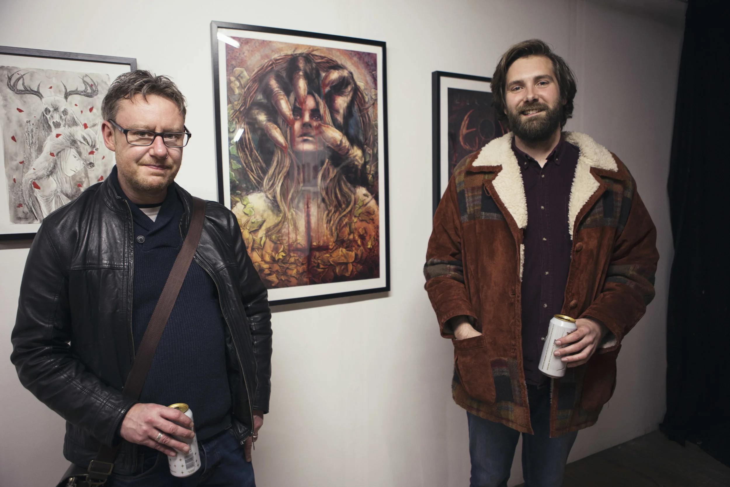 Left to right - HERETICS backup feature creators Rob Talbot and John Pearson - Photo by Kirsty Garland.jpg
