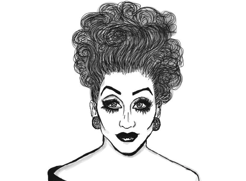 bianca del rio black and white dress Bianca Del Rio, Interviewed and Reviewed