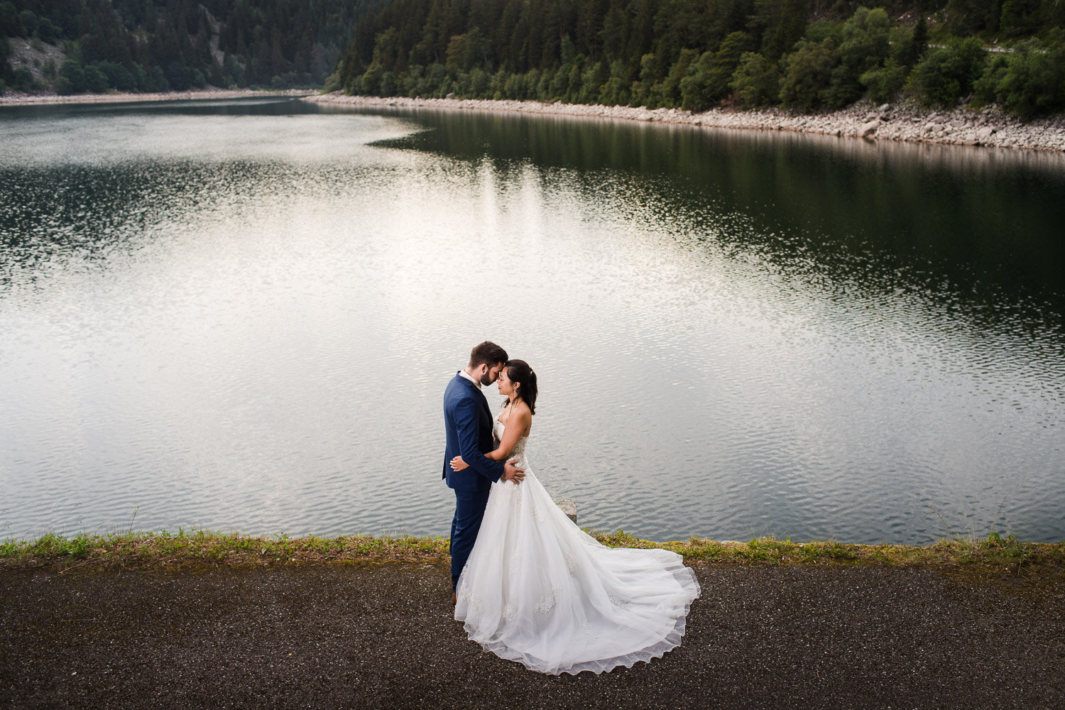 Photo de couple Lac Blanc des Vosges