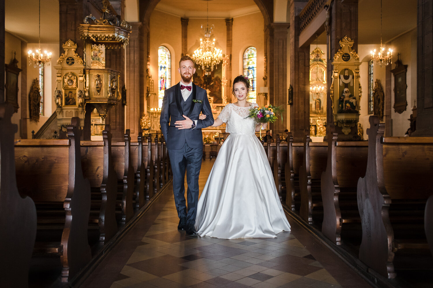 Mariage église Saint Georges de Châtenois en Alsace