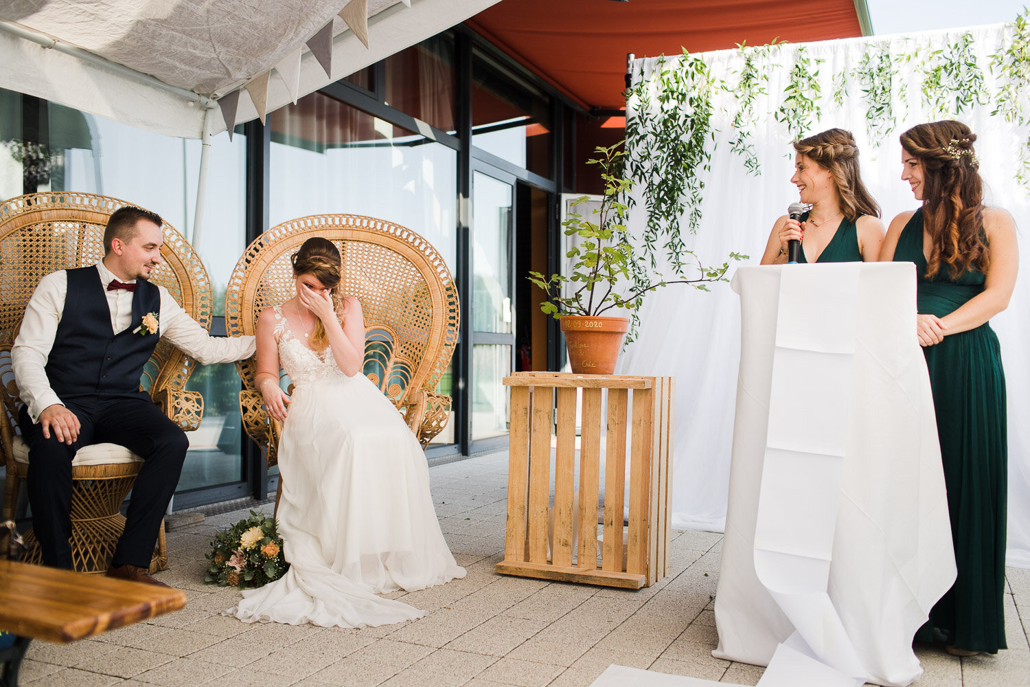 Mariage laïque et champêtre en Alsace