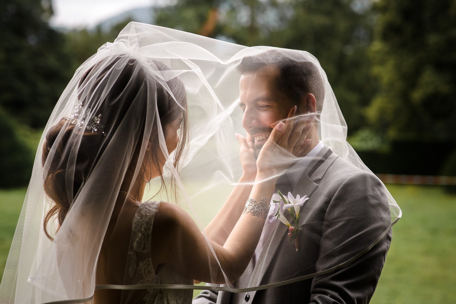 Mariage romantique au Parc de la Leonardsau