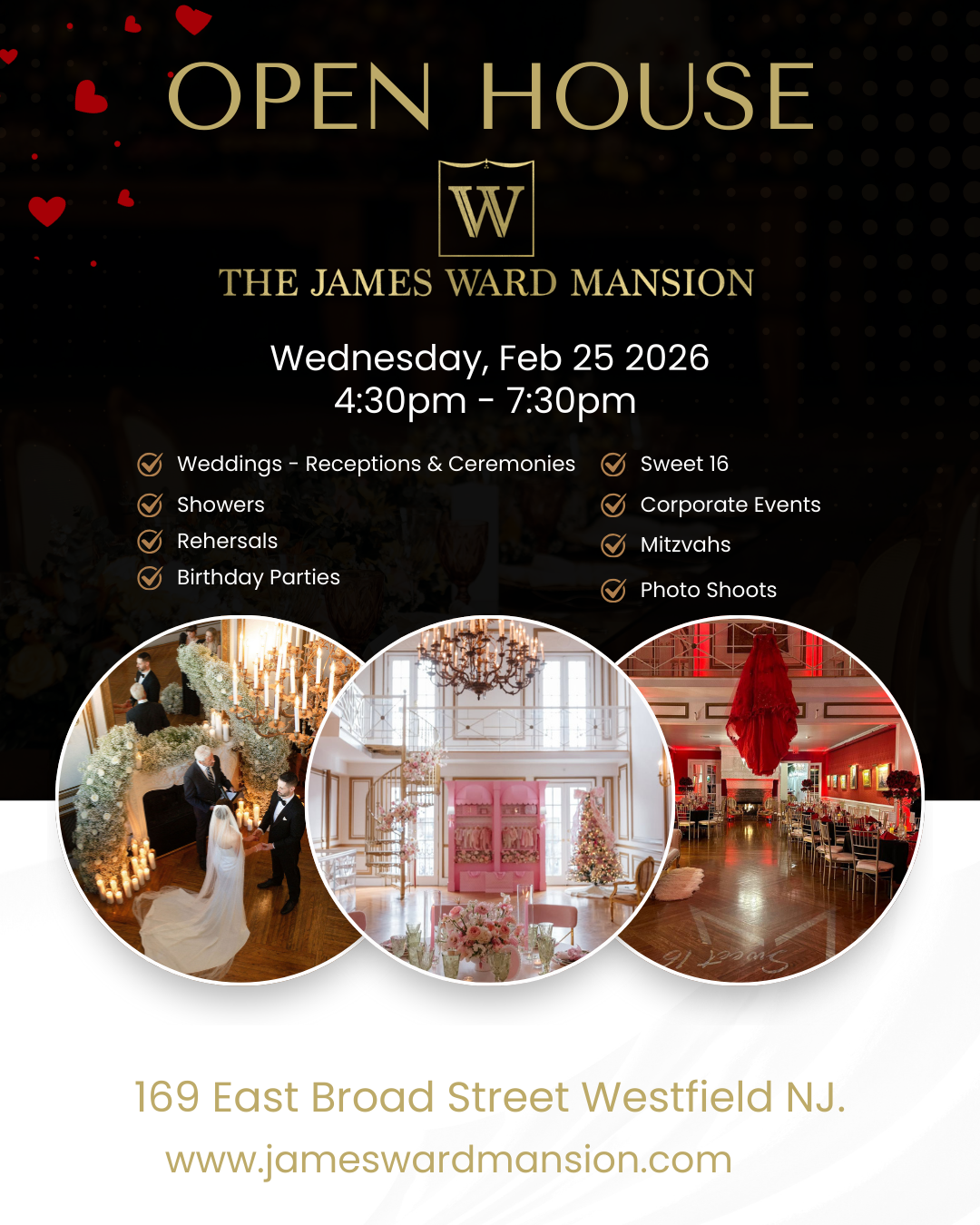 Open House Wednesday Feb 25 2026 The James Ward Mansion