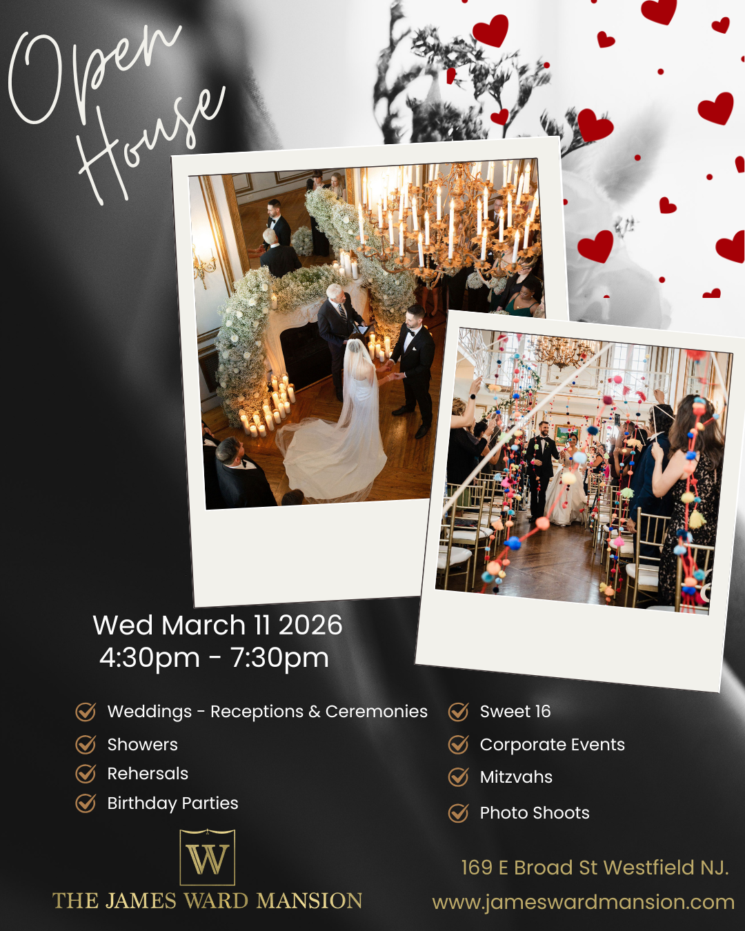 Open House Wednesday March 11 2026 The James Ward Mansion