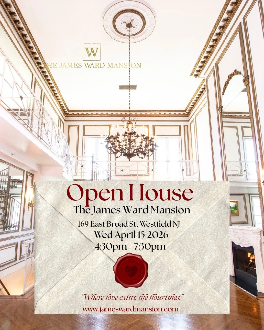 Every celebration has a story&hellip; let&rsquo;s find the perfect place to tell yours.

Join us at The James Ward Mansion Open House and explore a space designed for unforgettable moments &mdash; from &ldquo;I do&rdquo; to milestone birthdays, elega