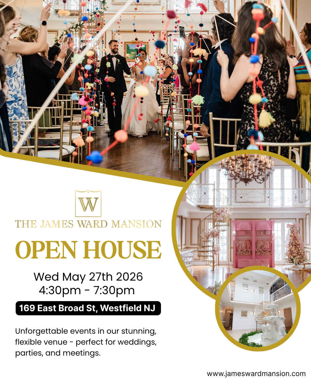 Open House Wednesday May 27 2026 The James Ward Mansion