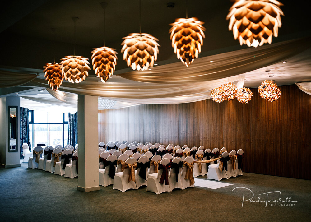 Pavilion Suite Ceremony room at Lazaat Hotel. Wedding photographer Hull