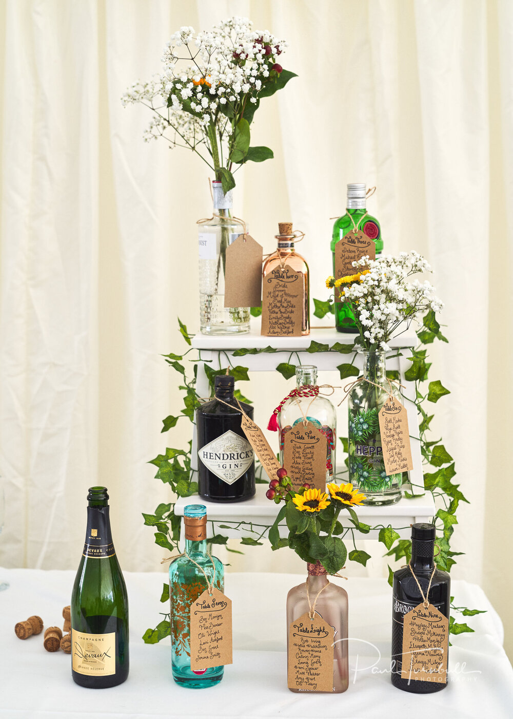 Table Plane. Sheffield Wedding Photography