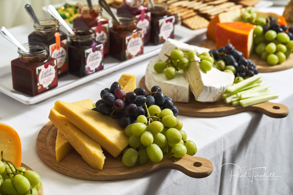 Cheese, Grapes and Chutney. Sheffield Wedding Photography