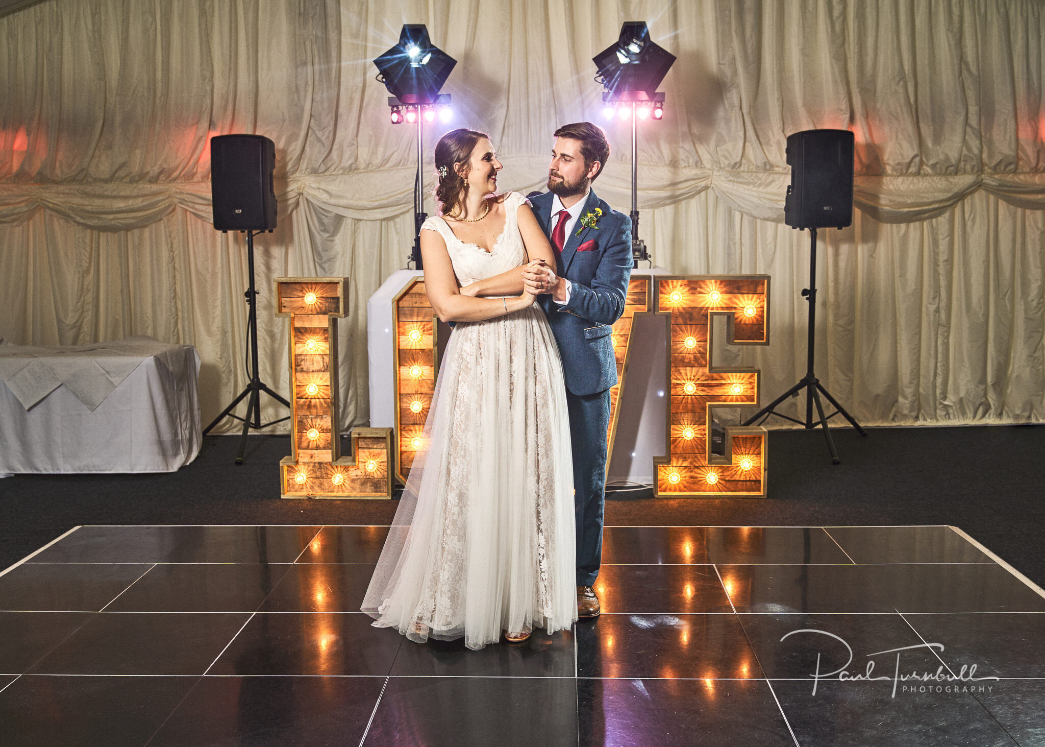 Bride and Groom's First Dance. Sheffield Wedding Photography
