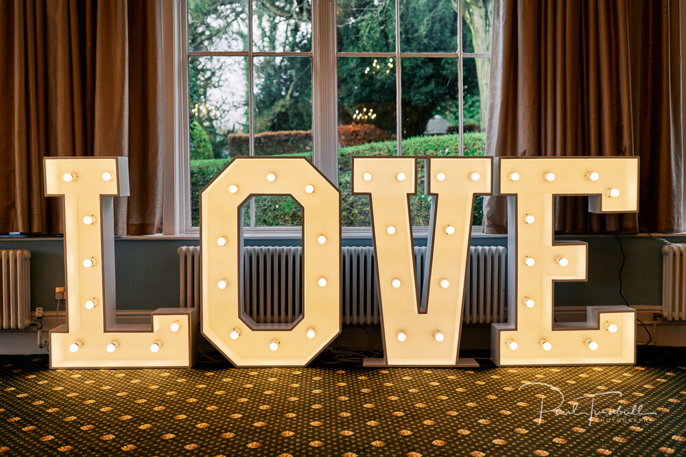 Love letters, wedding at The Old Swan, Harrogate