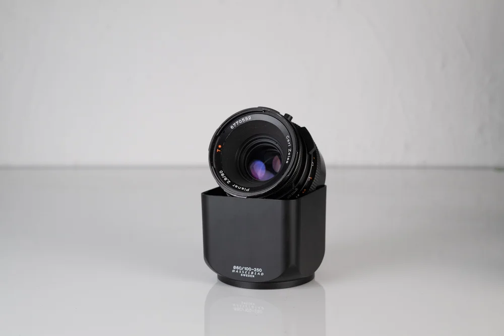 Hasselblad 503CX with CF 2.8/80 & CF 4/150 + A16 back (new light 