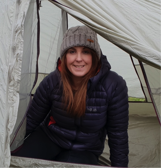 Katie lives with her husband, Kevin of the Royal Air Force and their cat, Poppy