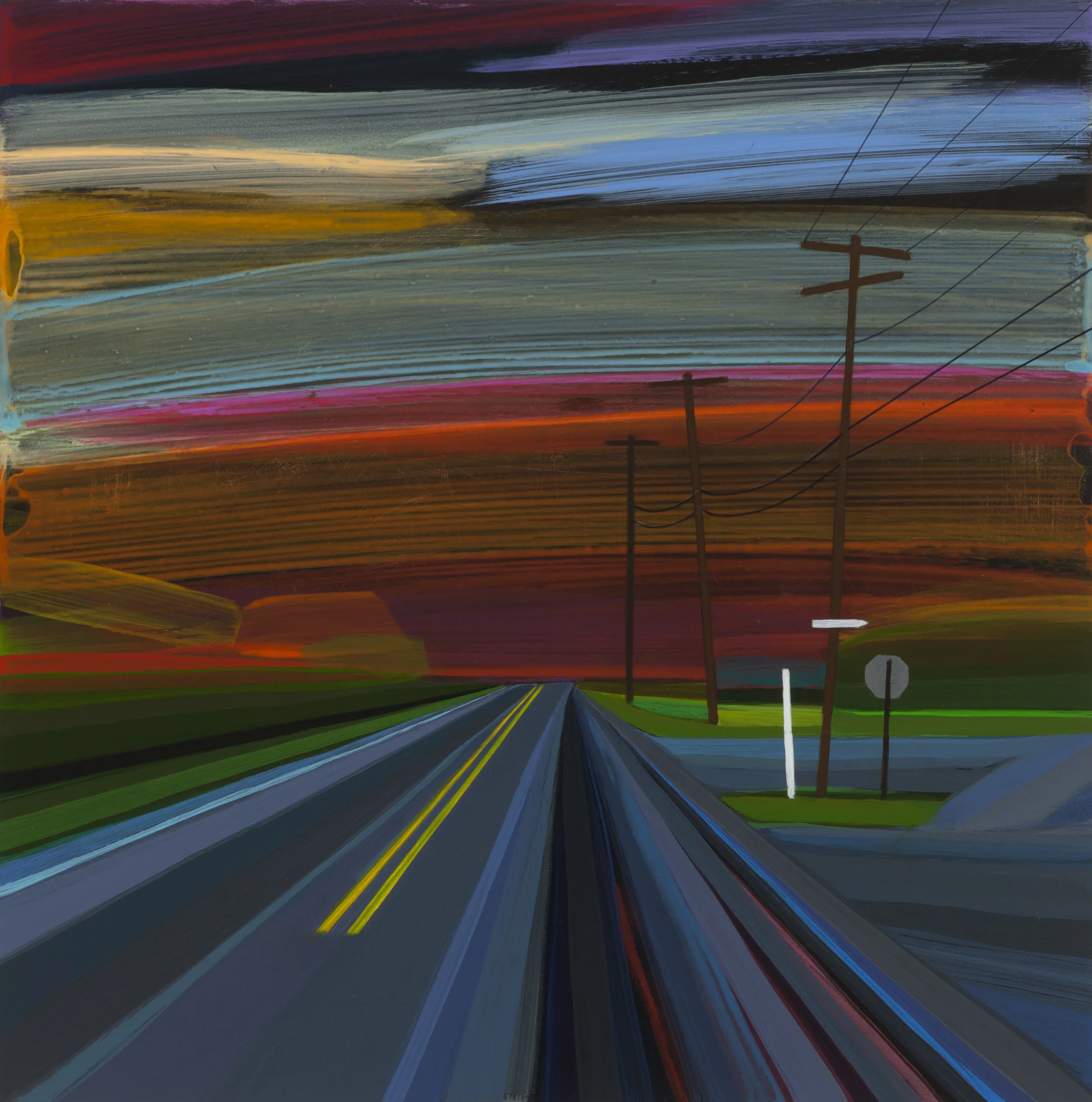 Intersection of Hands Creek and Cedar Street