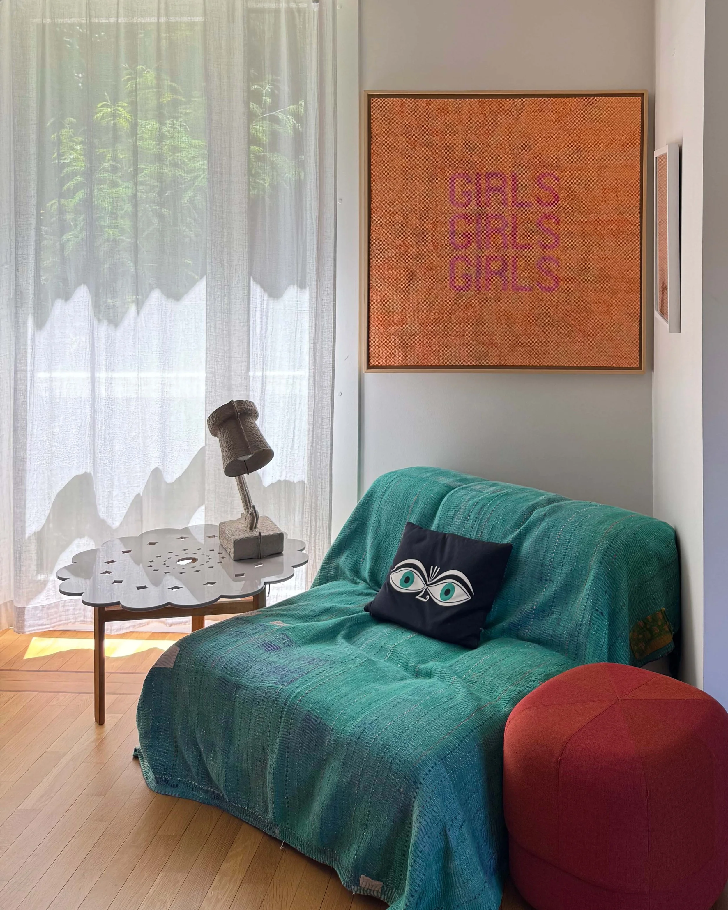 Installation view, artist's home, Istanbul, 2026.
