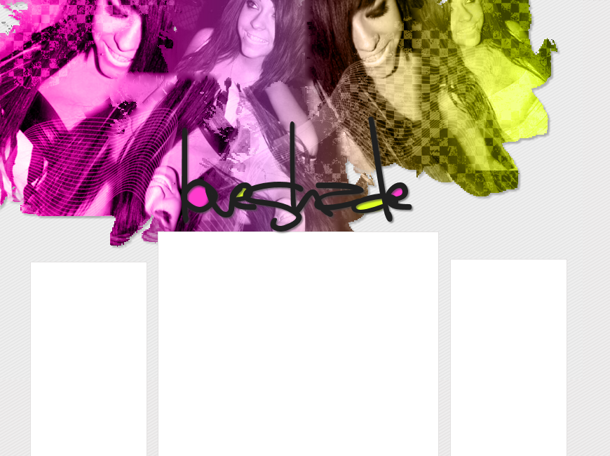 One of the first website layouts I did in 2008 (lol).