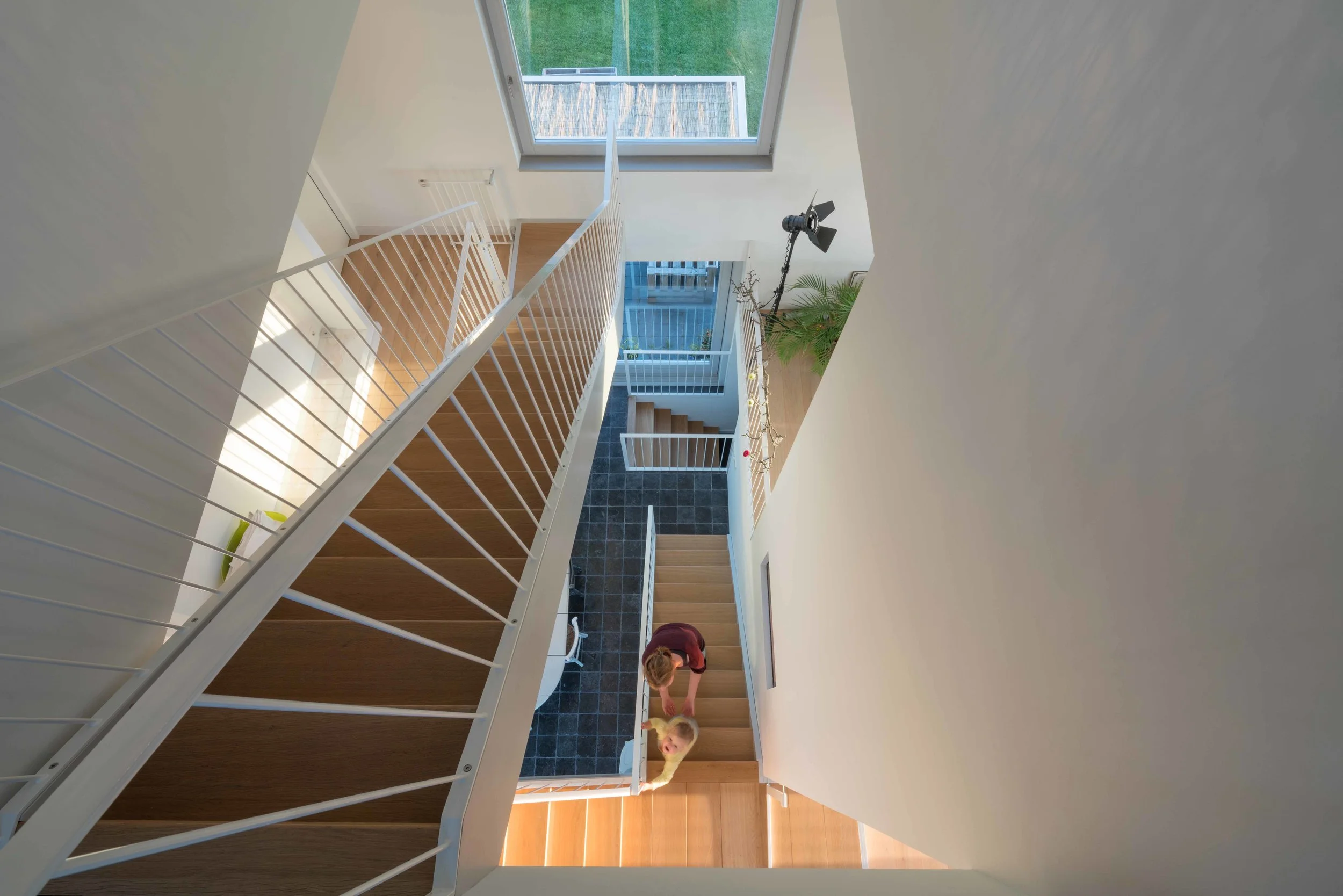 connection between the different floors