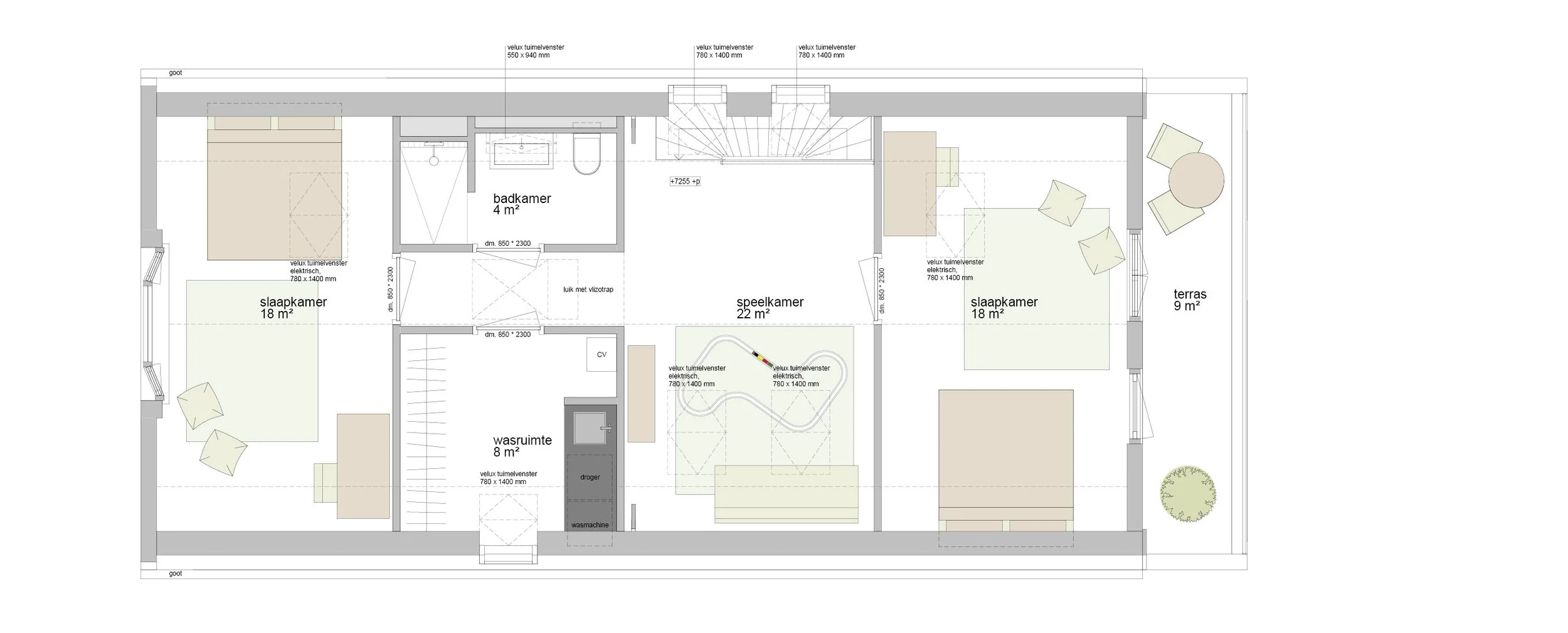 second floor plan