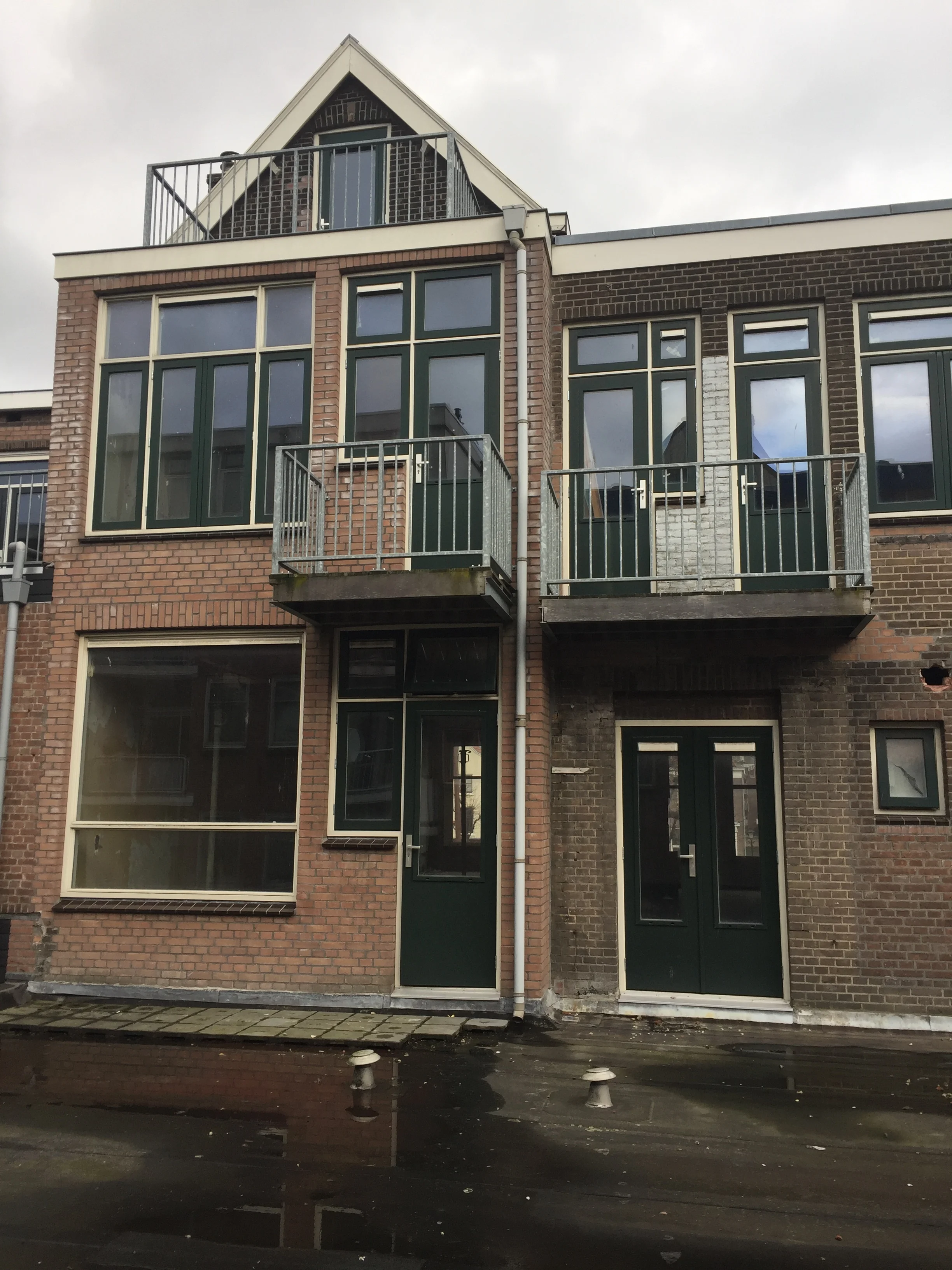 back facade - before intervention