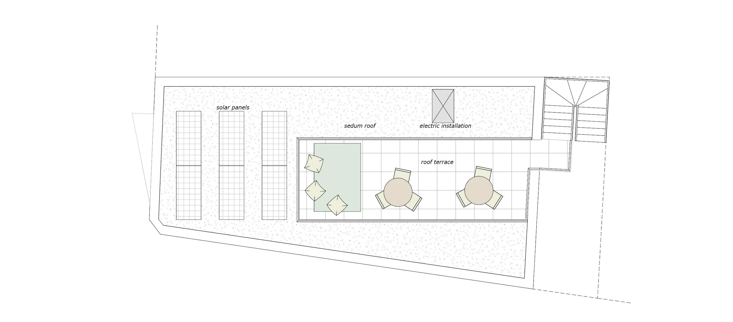 roof terrace plan
