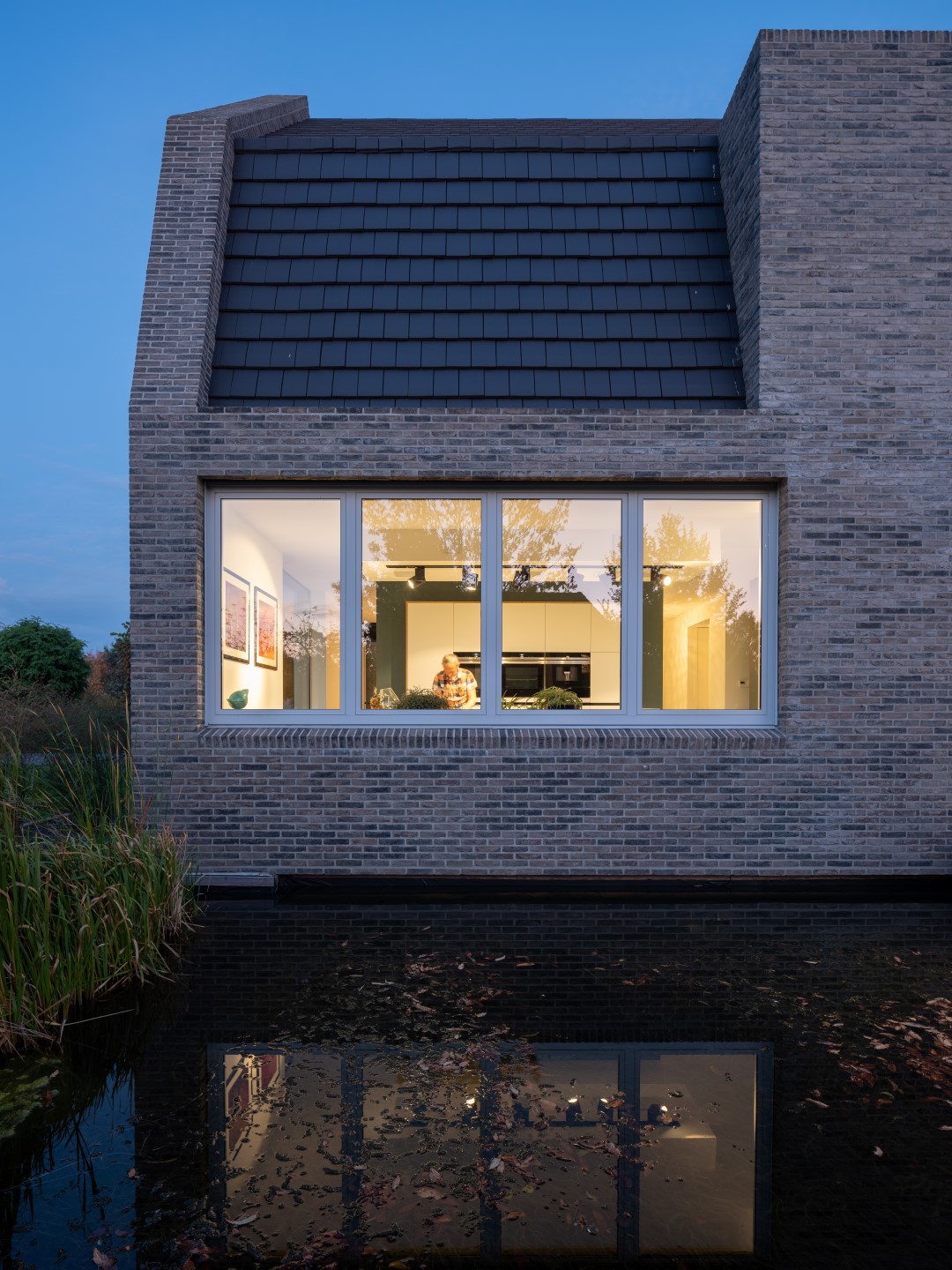   an ode to brick   a contemporary translation of the traditional Dutch farm house 