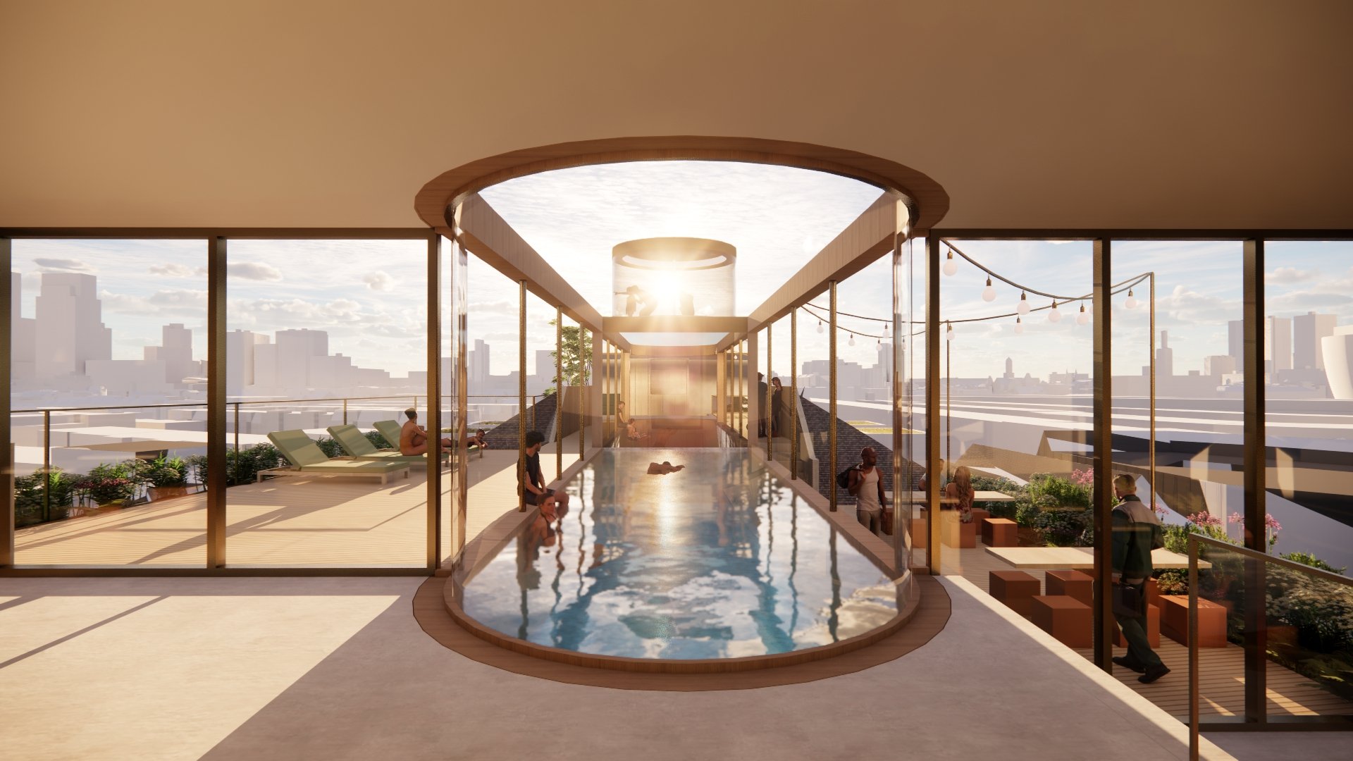   A SPECTACULAR SKYLINE   Rotterdam’s first luxury ‘6 star’ hotel 