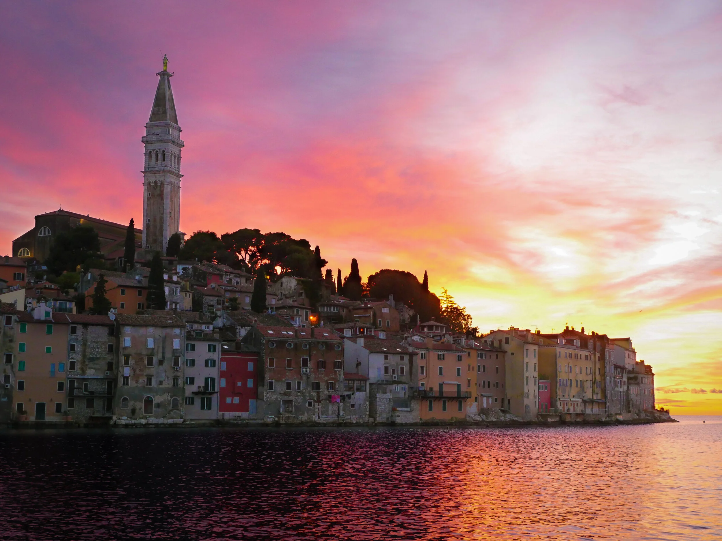 Coucher de soleil Rovinj