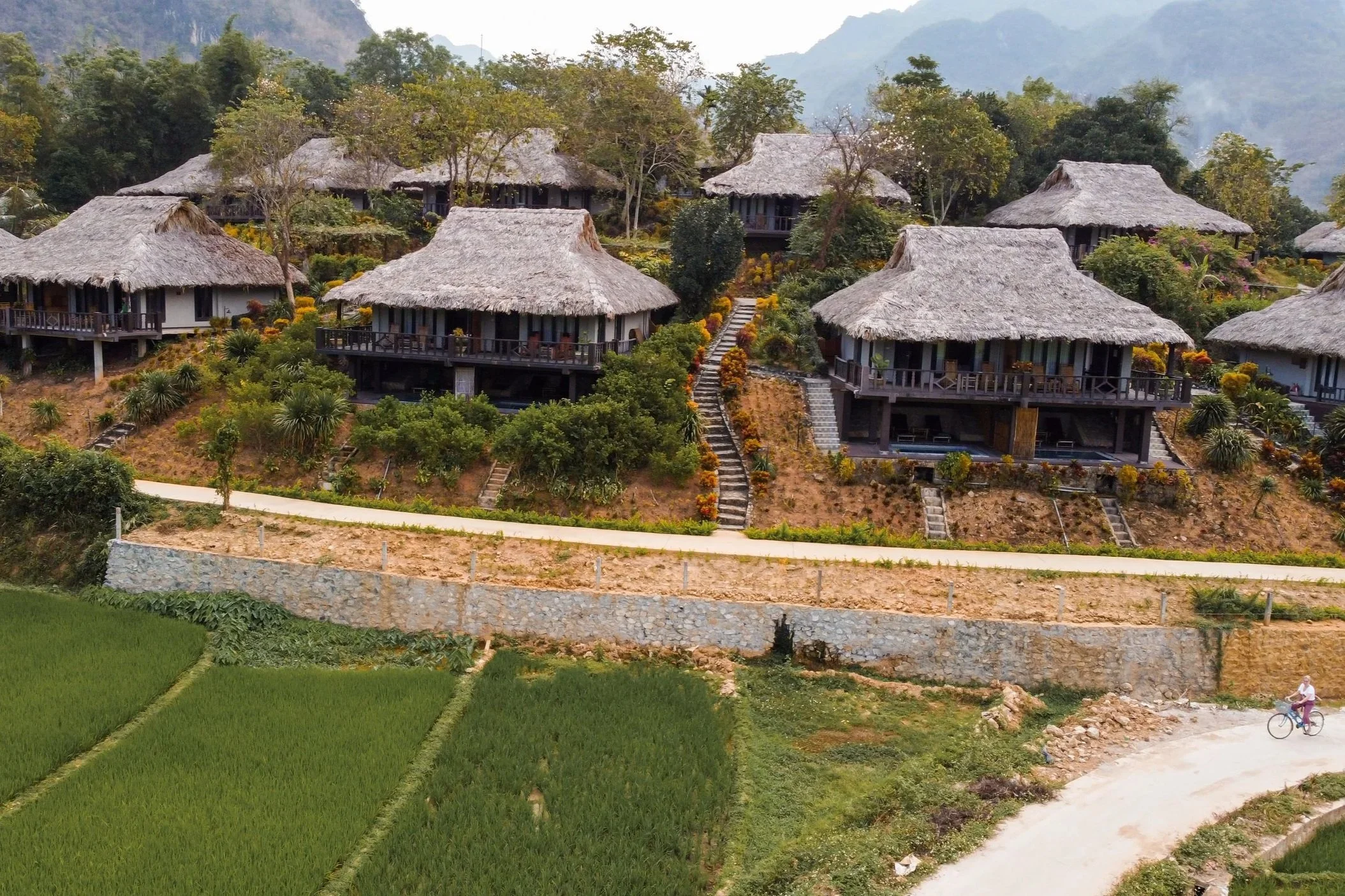 Bungalows Doubles Mai Chau Ecolodge