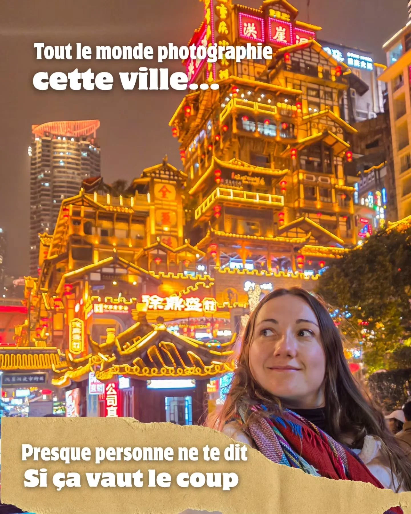 Chongqing : la ville que tu vois partout sur Instagram 🇨🇳

Avant d'y aller, je me posais LA question : est-ce que &ccedil;a vaut vraiment le coup, ou c'est juste beau en photo ?

J'y suis all&eacute;e en d&eacute;cembre 2025. Et voici ce que j'ai d